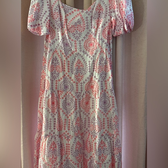 Lilly Pulitzer 16 NWT Katalina Midi Eyelet Dress - Picture 5 of 6
